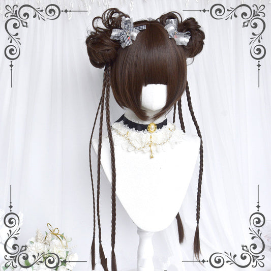CUTE DOUBLE PONYTAIL WIG KF83728