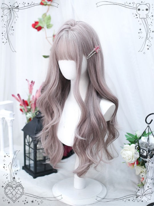 Cute gray curly hair  KF11051
