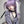 purple gray wig KF11039