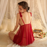 Ice lace nightdress   KF83818