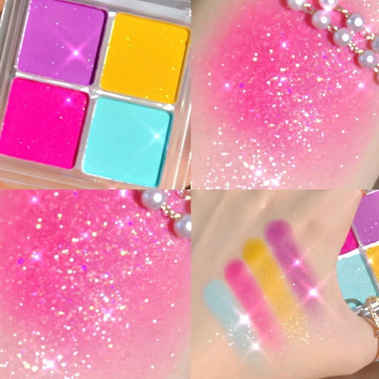 4-COLOR Y2K EYE SHADOW  PALETTE MK133