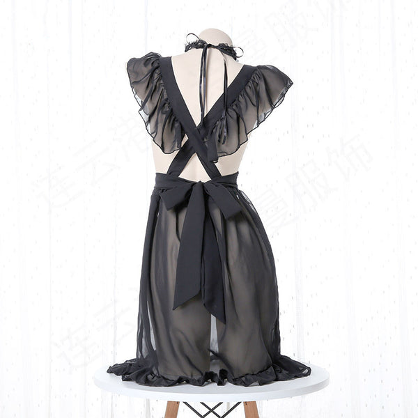 Black Maid Uniform Set  KF70218