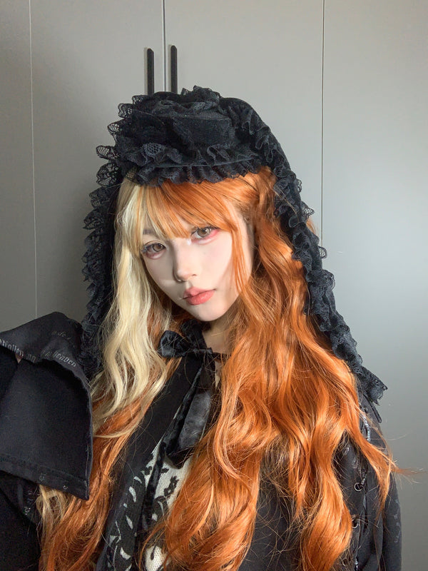 Dirty orange wig   KF11299