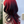 Red and black gradient wig  KF11225