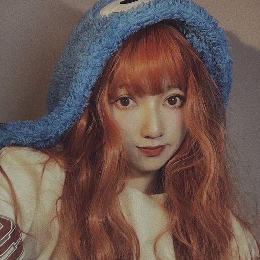 ORANGE ROLL WIG KF42470