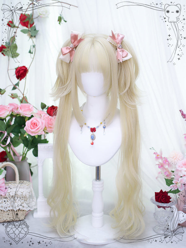 Golden lolita double ponytail  KF11293