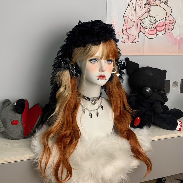 Dirty orange wig   KF11299