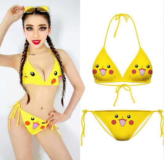 cosplay yellow  bikini KF90048