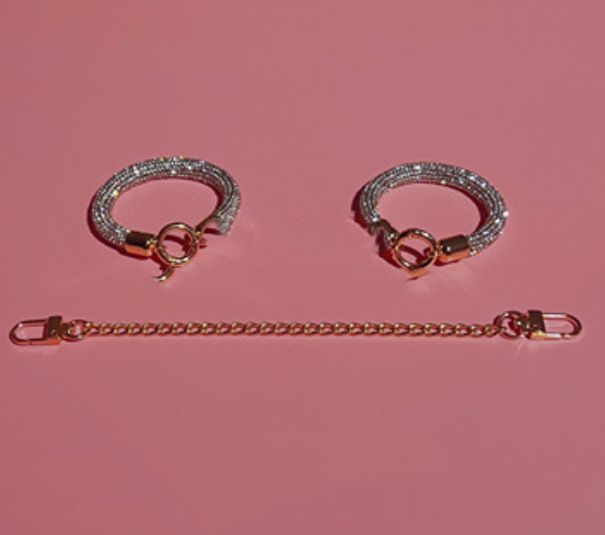 Handcuffs Collars Rope Rhinestone Accessories KF90068