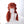 orange long roll wig KF90272