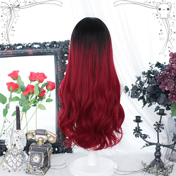 Harajuku long curly wig  KF90446