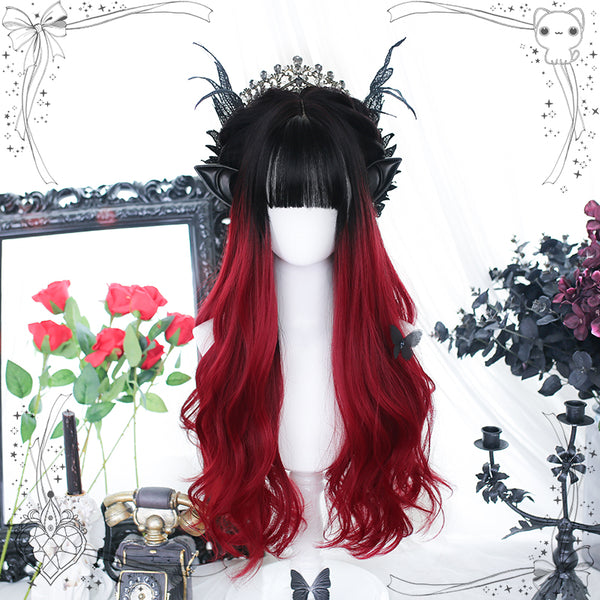 Harajuku long curly wig  KF90446