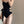 black one piece swimsuit  KF70021