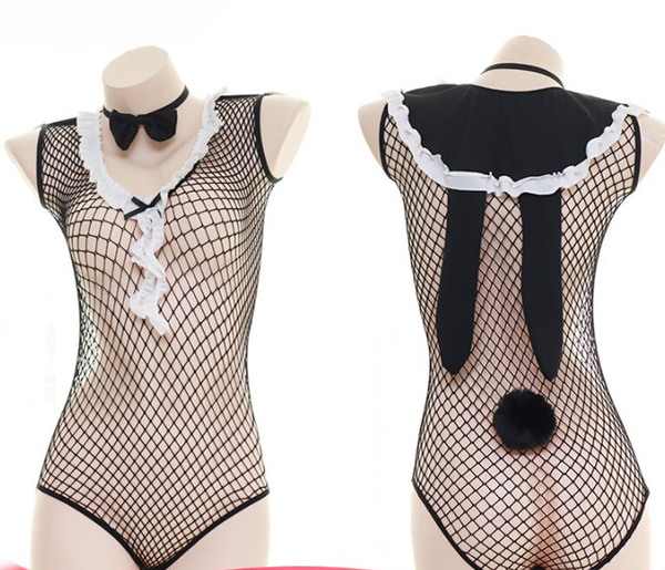 Cute bunny net clothes   KF70207