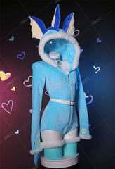 Cartoon blue rabbit onesie  KF70454