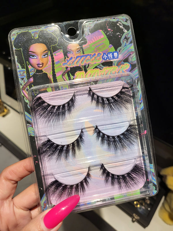 FALSE EYELASHES THICK CURLING MK107