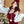 Christmas red suspender dress  KF70428
