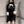 Dark Cross Velvet Dress    KF70335