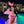 Plush mesh bathrobe  KF705730