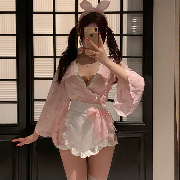 Pink bunny uniform  KF14684