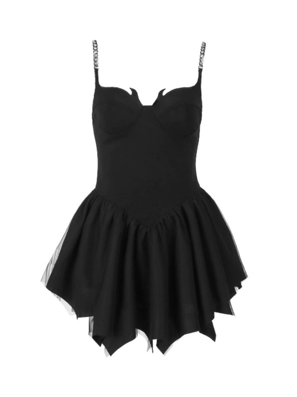 Halloween dark little devil dress  KF70399