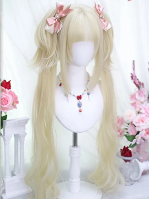 Golden lolita double ponytail  KF11293