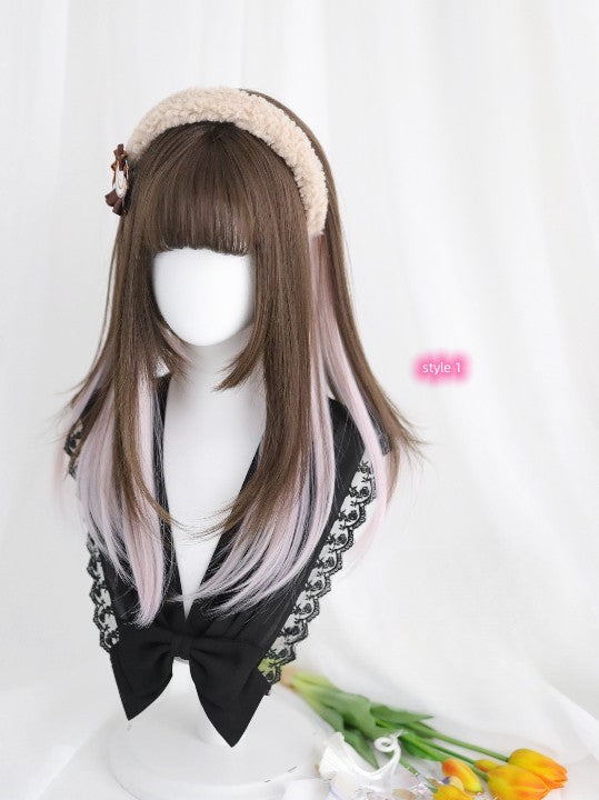 y2k highlighted wig KF11121