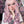 Mixed pink gradient wig KF81692