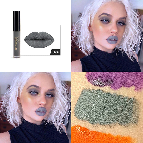 Halloween purple grey lip glosses MK144