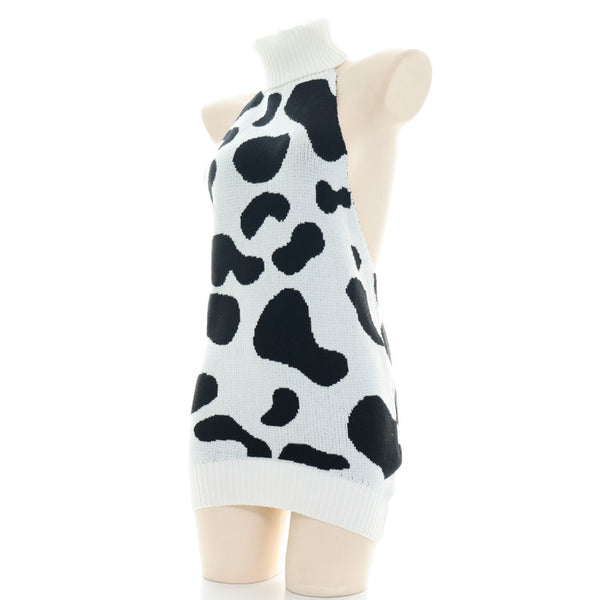 cow backless sweater  KF70506