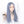 Blue long  wig KF90764