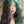 Black and green wig KF11035