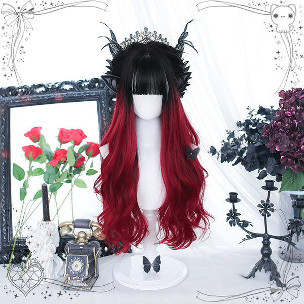 Harajuku long curly wig  KF90446