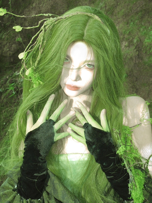 lolita green wig  KF11078