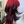 Red and black gradient wig  KF11225