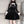 Dark Cross Velvet Dress    KF70335