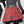 Gothic red and black plaid skirt  KF70400