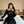 furry bow dress  KF70554
