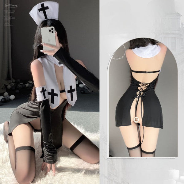 Nun Hollow Maid Uniform Set   KF70056