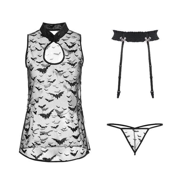Retro see-through tight cheongsam  KF705709