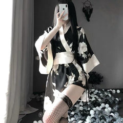 Japanese Kimono Cosplay Pajamas   KF83951