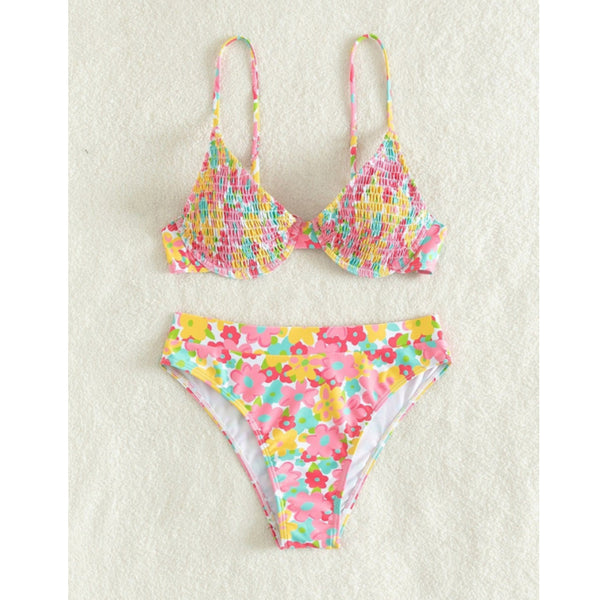 colorful print underwear set  KF83877