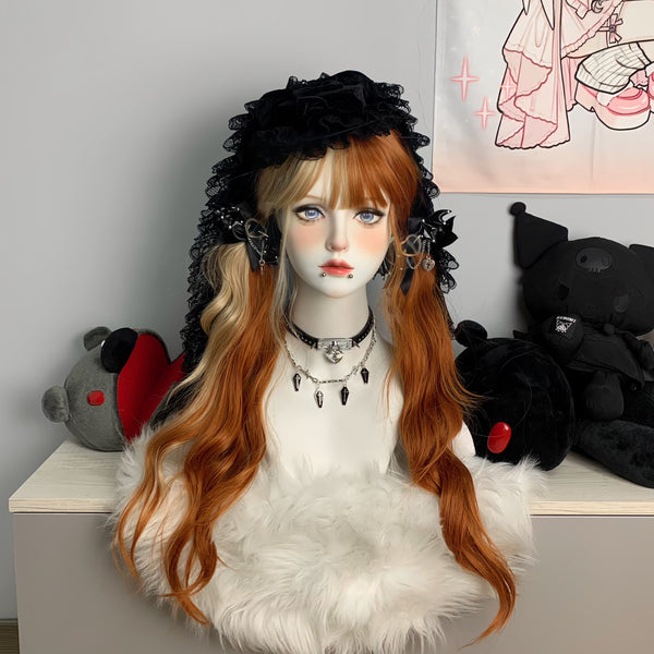 Dirty orange wig   KF11299