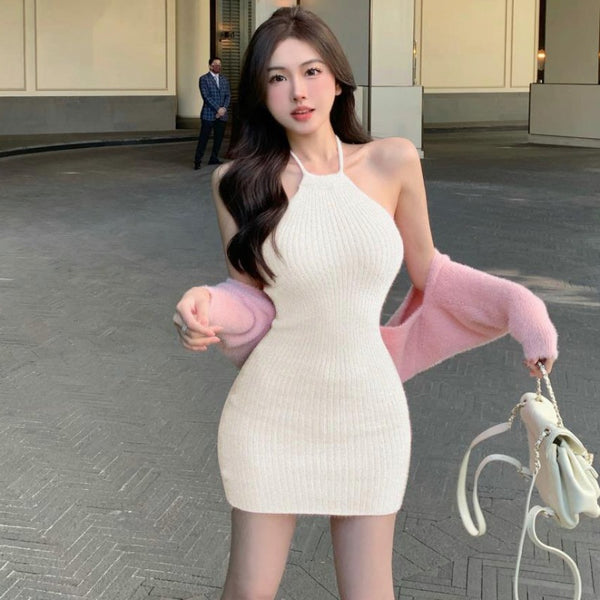 pure desire knitted dress  KF70541