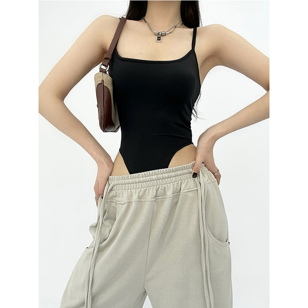 black one piece vest KF83900