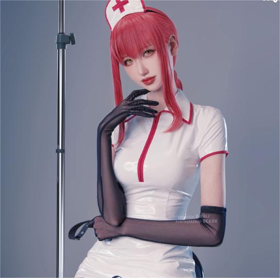 CHAINSAW MAN COSPALY NURSE SUIT    KF83684