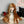 Dirty orange wig   KF11299