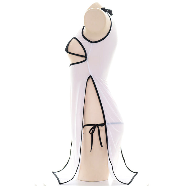 hollow cheongsam dress   KF11308
