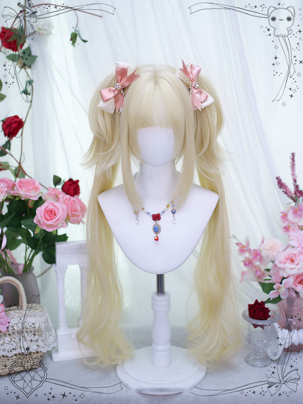 Golden lolita double ponytail  KF11293