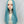 blue long straight hair KF11032